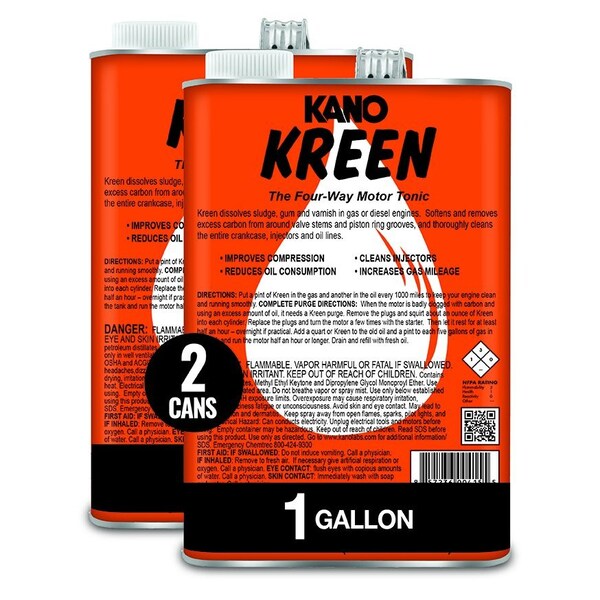 Kano Kreen 1 Gallon HighGrade Gas & Oil Treatment, 2PK AZKR011C2 Zoro